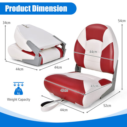 Marine Seating Set with Thickened High-density Sponge Padding