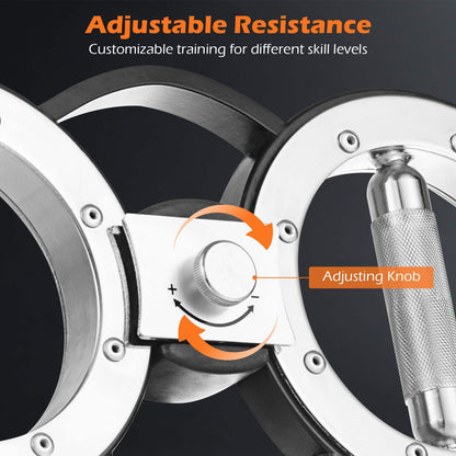 Arm Workout Equipment for Men & Women w/Adjustable Resistance & 360° Rotation