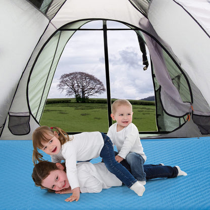 Self-Inflating Travel Mattress Self-Inflating Camping Pad w/Pillows for 2 Persons