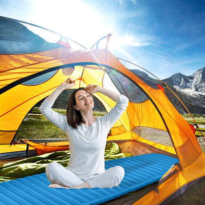 3 Inch Thick Inflatable Camping Sleeping Pad Waterproof & Comfortable