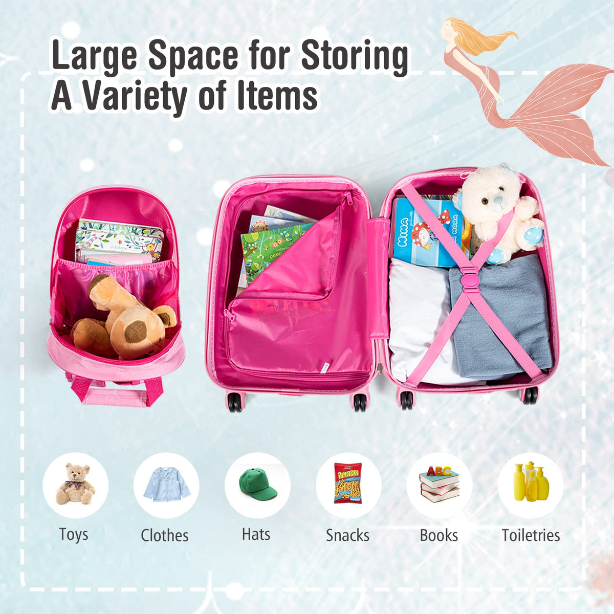 Luggage Set with Safe Material for Kids