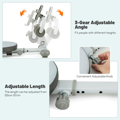 Workout Bench with 3 Gear Adjustable Angles & Adjustable Lengt