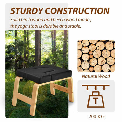 Yoga Headstand Bench Upside Down Chair for Balance Training
