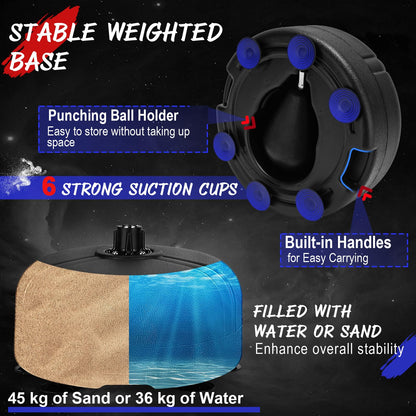 Punching Bag with Stand Speed Bag for Adults Kids
