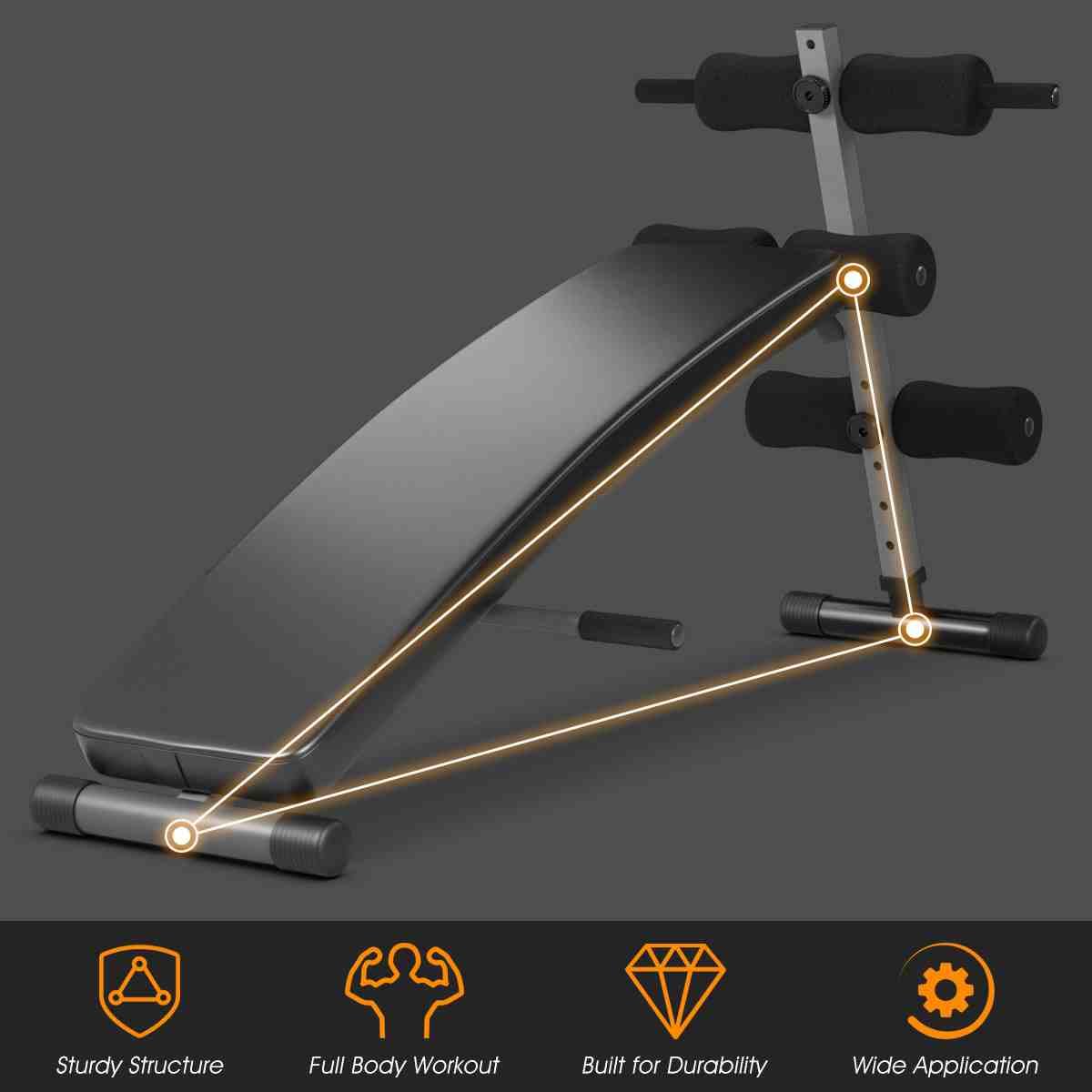 Adjustable Weight Bench Strength Training Bench for Full Body Workout