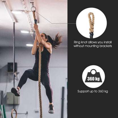 Gym Fitness Training Climbing Rope Exercise Rope Gym Rope for Strength Training and Fitness Workouts