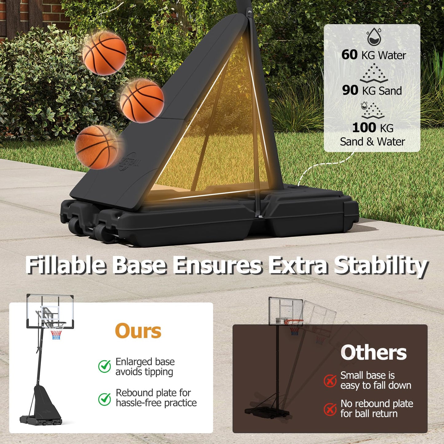 Portable Outdoor Basketball Hoop