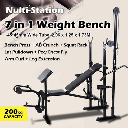 Foldable Weight Lifting Bed Multifunctional Weight Lifting Bench