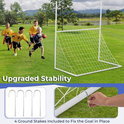 2 in 1 Backyard Football Net with PE Netting for Park