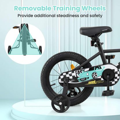 14/16/18 Inch Kids Bike for 3-8 Years Old Boys and Girls