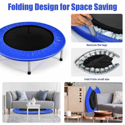 Mini Folding Trampoline for Indoor and Outdoor Activities