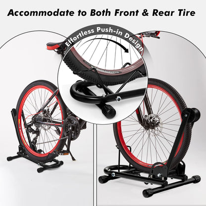 Foldable Bike Storage Stand for 61-70 cm 700C Mountain and Road Bike