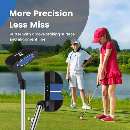 Junior Complete Golf Club Set with Lightweight Design for Kids