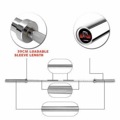 2.2m Workout Weight Bar with Copper Sleeve and Bearing Connection
