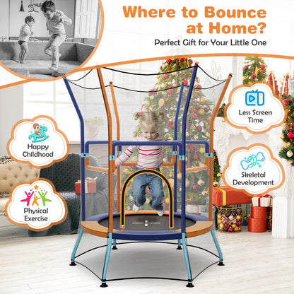 48" Mini Trampoline w/Safety Enclosure Net