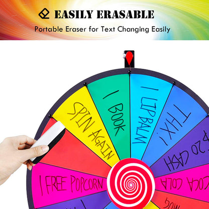 24” Spinning Prize Wheel with Folding Tripod for Party
