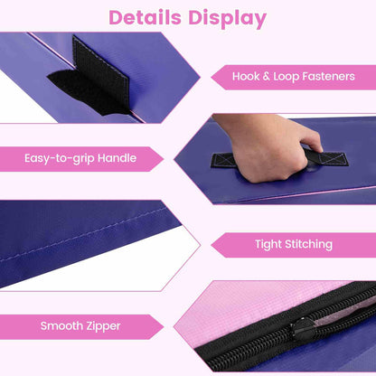 Folding Gymnastic Incline Mat with EPE Foam PVC Cover