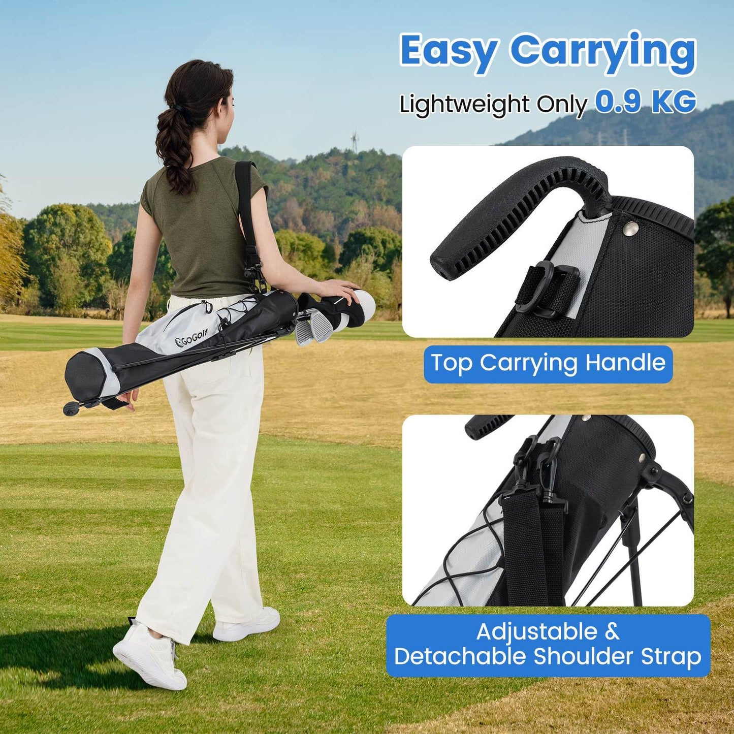 Lightweight Golf Stand Bag for The Driving Range