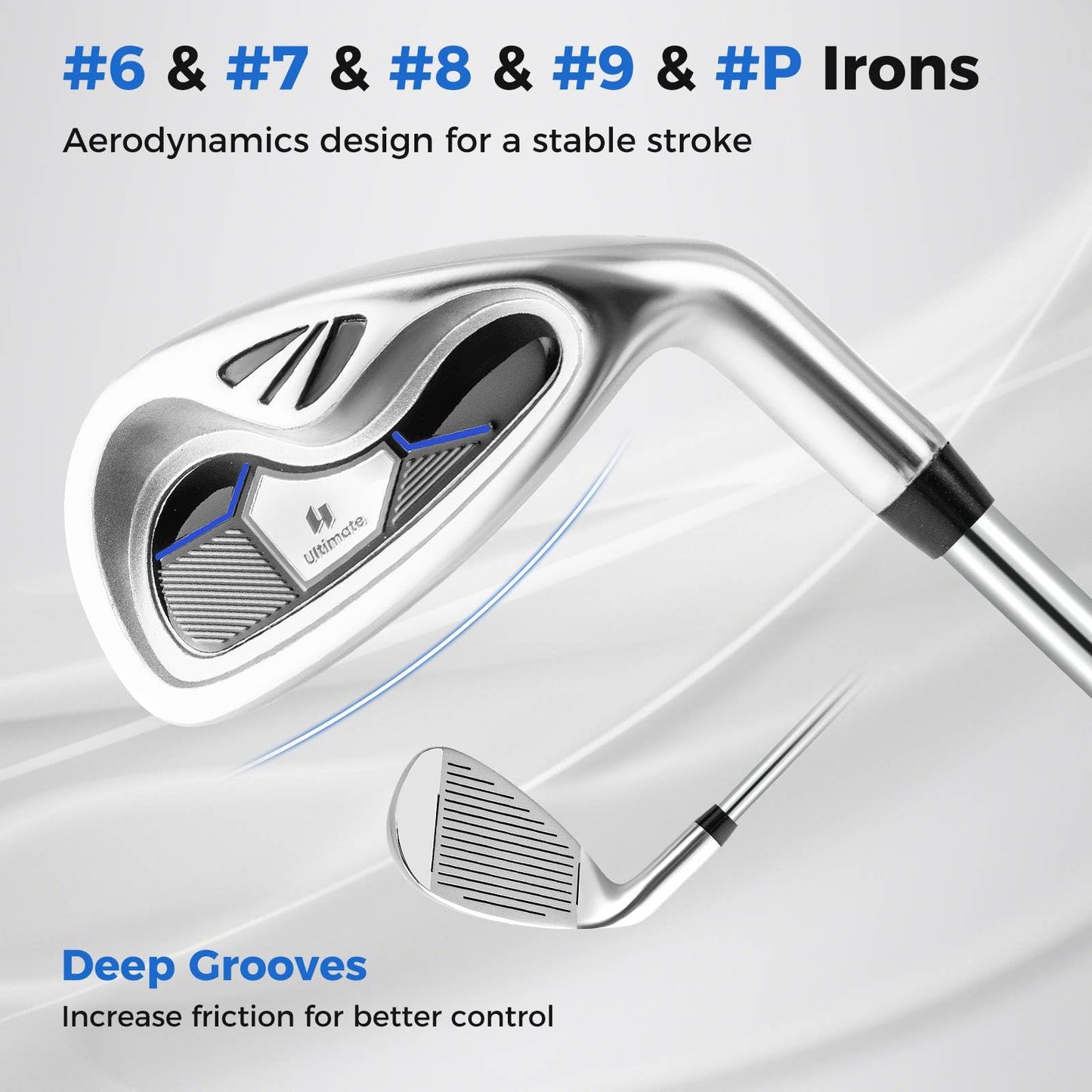 Complete Golf Club Package Set with oversize aluminum driver for Outdoor Use