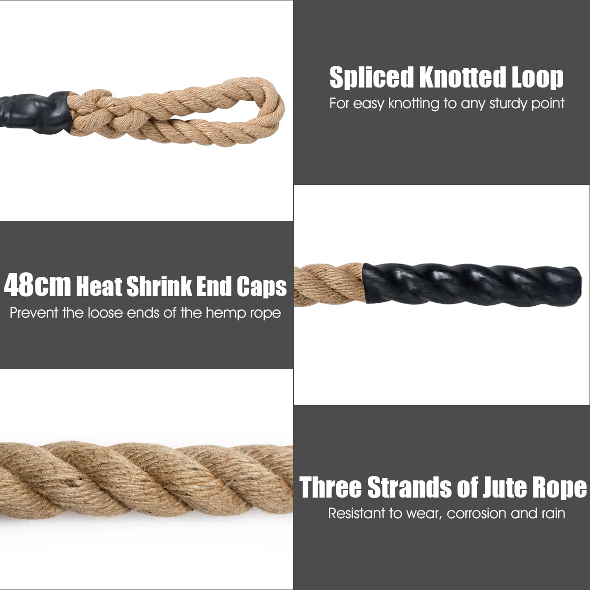 Gym Fitness Training Climbing Rope Exercise Rope Gym Rope for Strength Training and Fitness Workouts