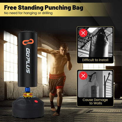 Freestanding Punching Bag with Stand for Home Gym