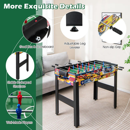 12-in-1 Combo Game Table Set w/Foosball