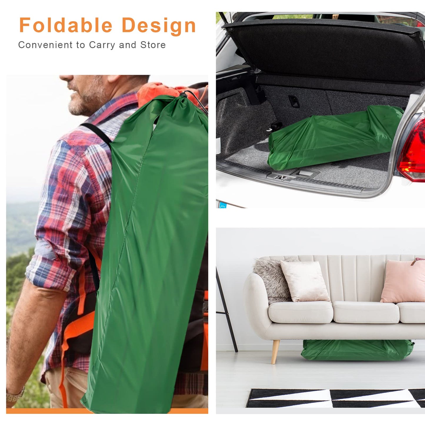 Portable Roll up Aluminum Table With Carrying Bag (70 x 70 x 70 cm (L x W x H))