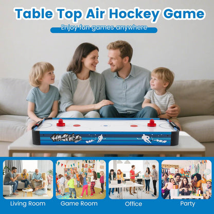 Tabletop Air Hockey Table for Adults and Kids