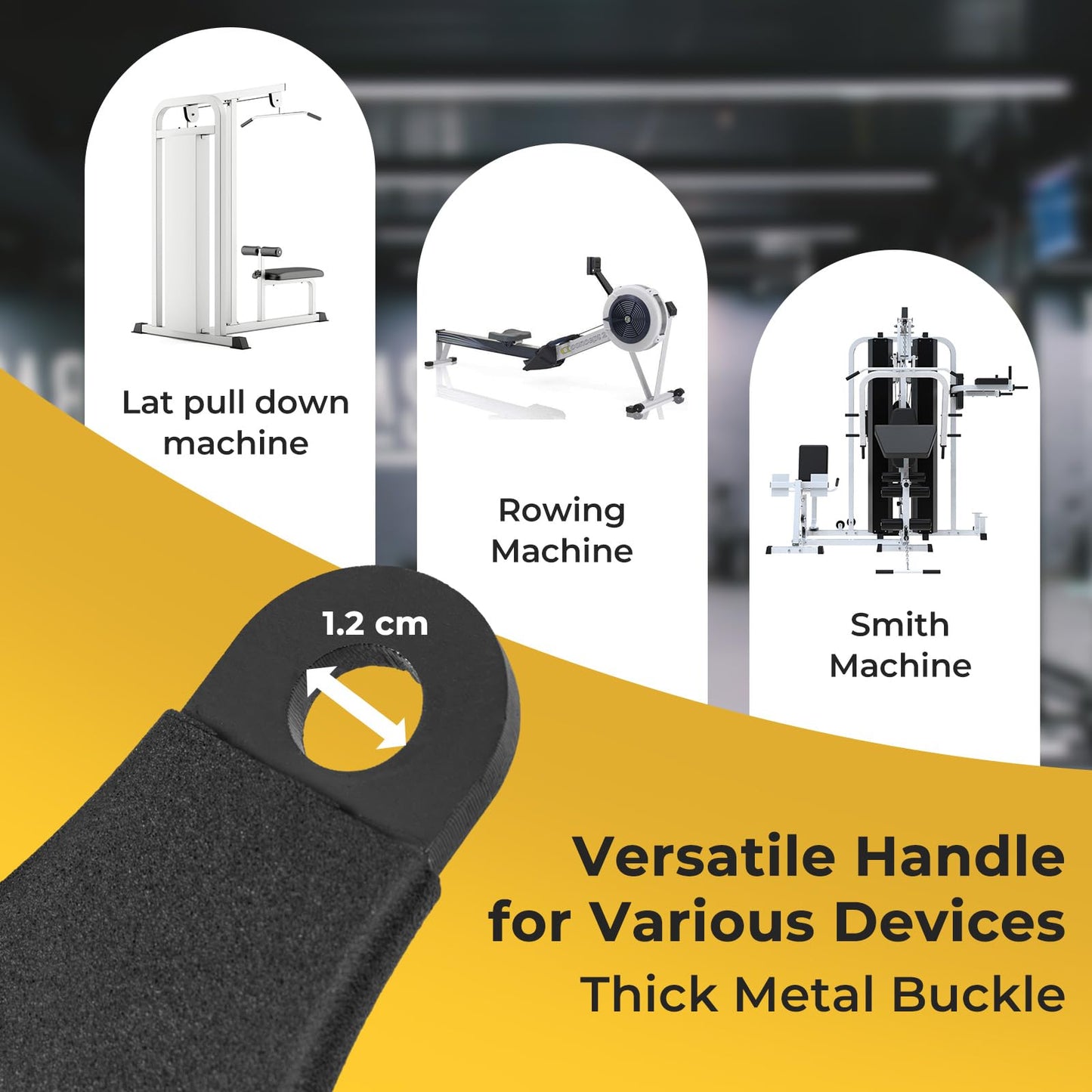 LAT Pulldown Attachment Set, T-bar V-bar Pulley Cable Attachments