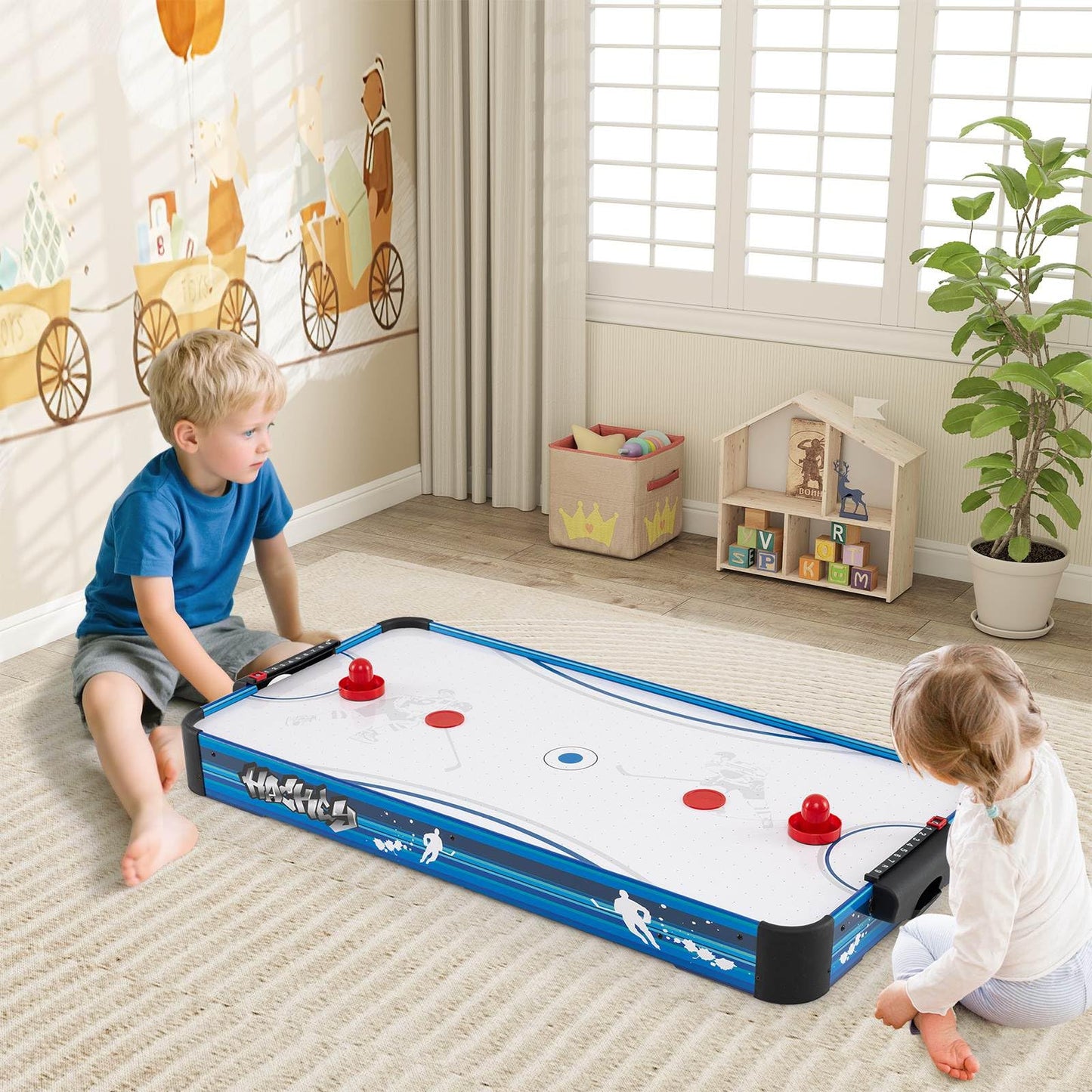Tabletop Air Hockey Table for Adults and Kids