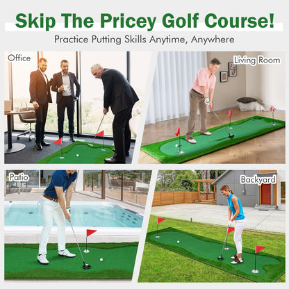 300 cm x 100 cm Golf Putting Green Professional Golf Training Mat