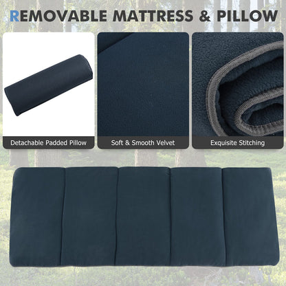 Folding Travel Camping Cot Retractable Military Sleeping Cot