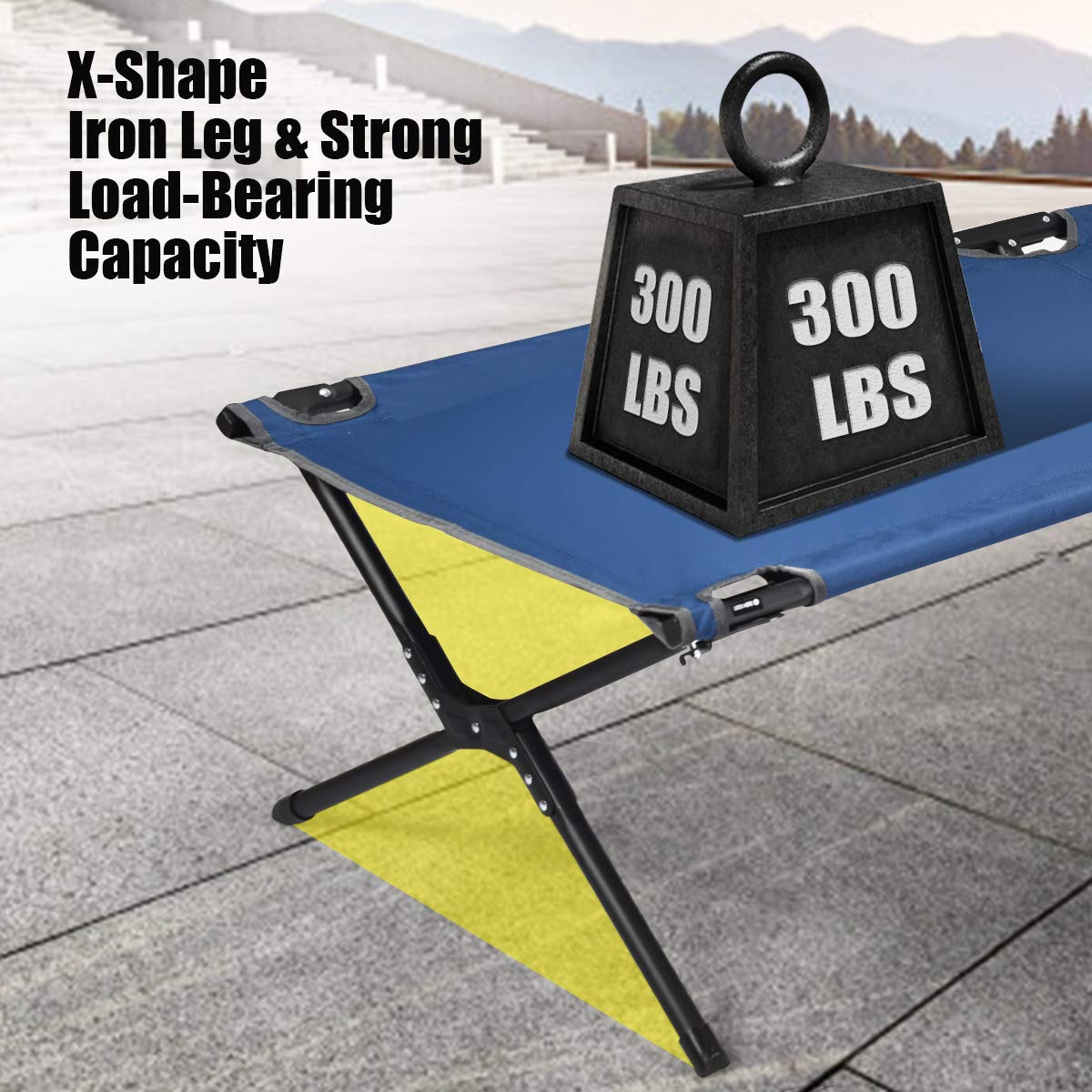Folding Outdoor Camping Cot Ultralight Tent