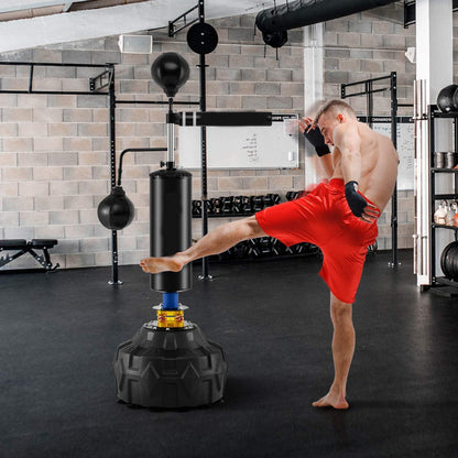 Freestanding 360°Spinning Bar w/Dual Boxing Speed Balls