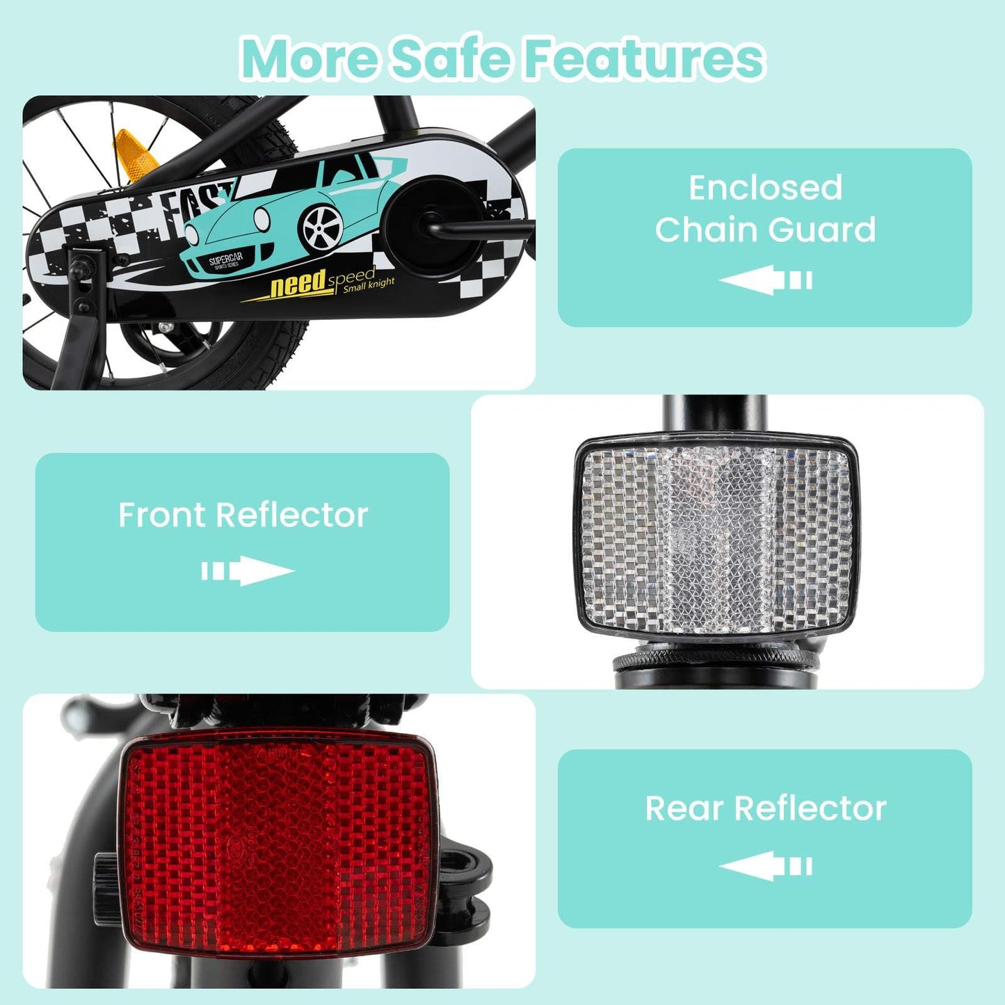 14/16/18 Inch Kids Bike for 3-8 Years Old Boys and Girls