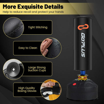 Freestanding Punching Bag with Stand for Home Gym