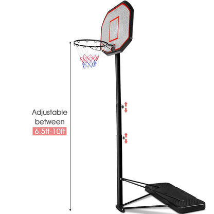Portable Basketball Hoop 10 Ft Adjustable Height