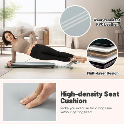 Workout Bench with 3 Gear Adjustable Angles & Adjustable Lengt