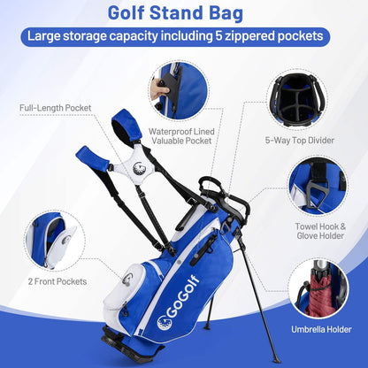 Men's Complete Golf Clubs and Bag Set
