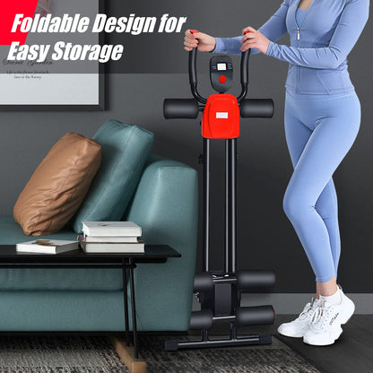 Abdominal Cruncher Machine Foldable Core Abdominal Trainer