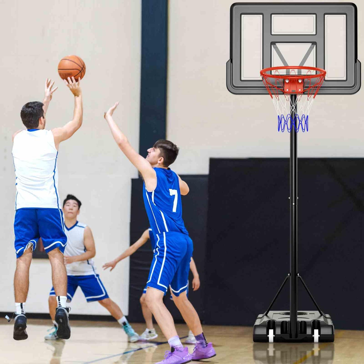 Portable Basketball Hoop for Kids Teens Adults