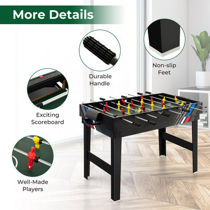 4 in 1 Multi Game Soccer Table Set for Game Rooms & Bars & Party