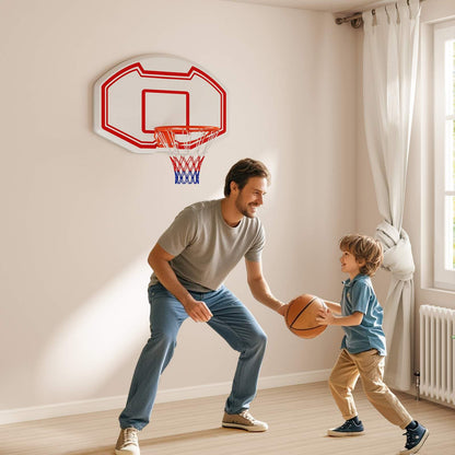 Large Wall Mounted Basketball Hoop for Kids Teens Adults