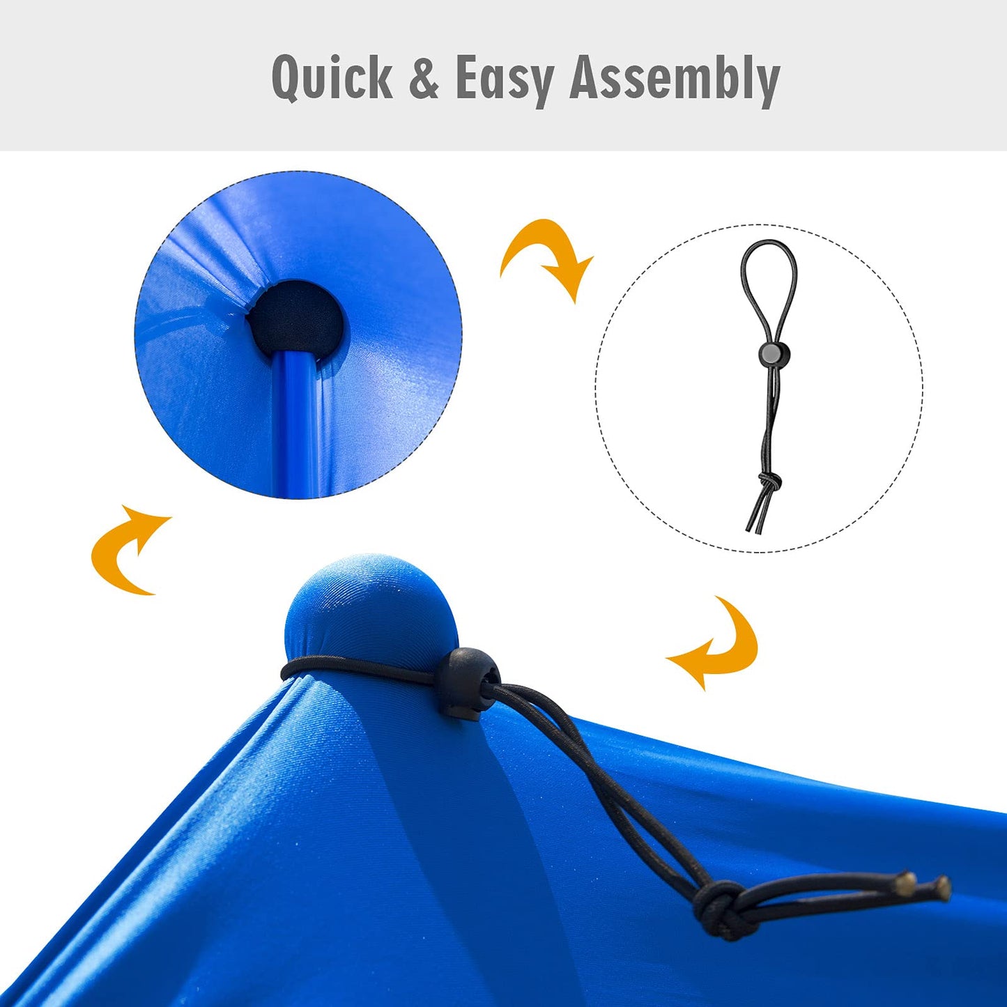 3x2.8 M Beach Sunshade Sun Tent Portable Sun Shade Canopy