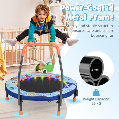 Foldable Trampoline for Boys and Girls Aged 3-6 Years