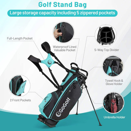 Women's Golf Set or Beginners with Stand Bag