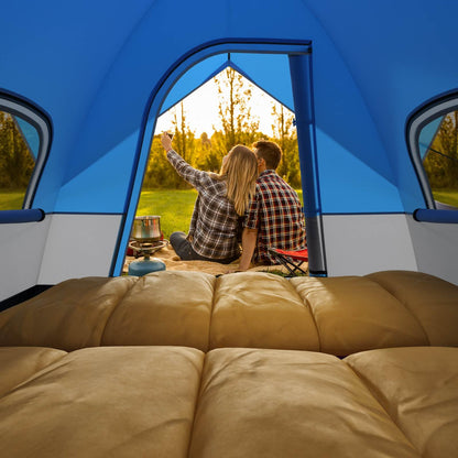 3 Person Outdoor Camping Tent Waterproof Family Tent w/Carrying Bag