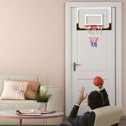 Indoor Basketball Hoop, 18" x 12" Mini Basketball Hoop Set