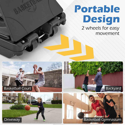 Portable Basketball Hoop for Kids Teens Adults