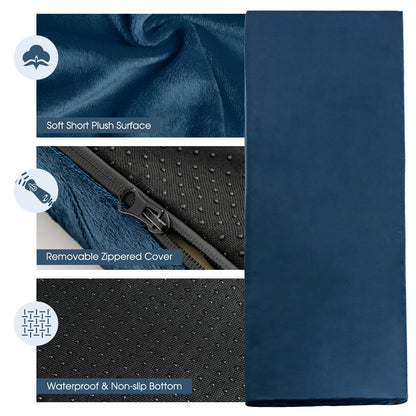 Foldable Camping Mattress with High Density Foam Cushion & Anti-Slip Bottom